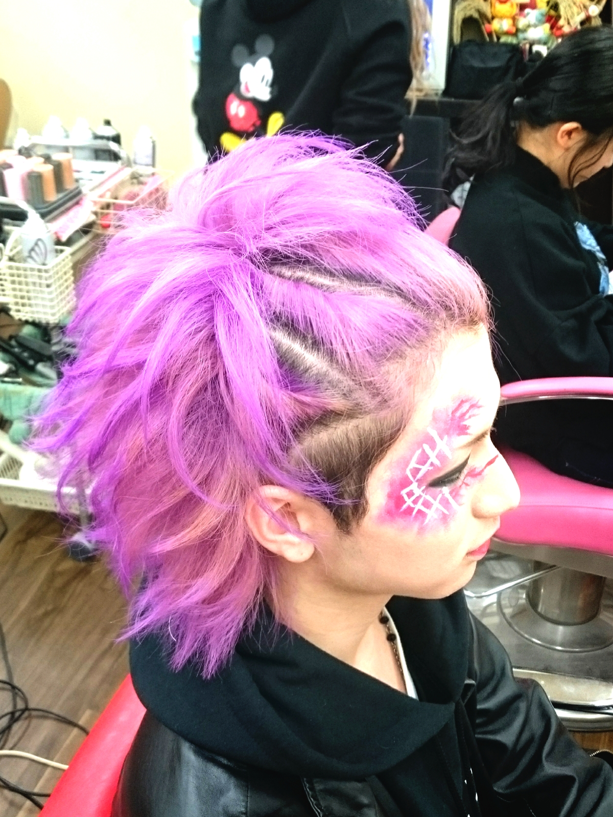 ★イケメン♪　『V系フルメイク+ちらし系ヘアセット』★(＾◇＾)