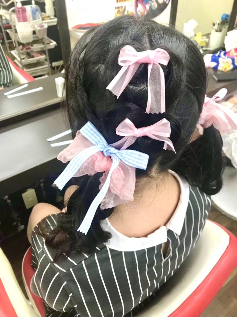 コンサートヘア♪リボンたくさんでメチャ可愛い~♪