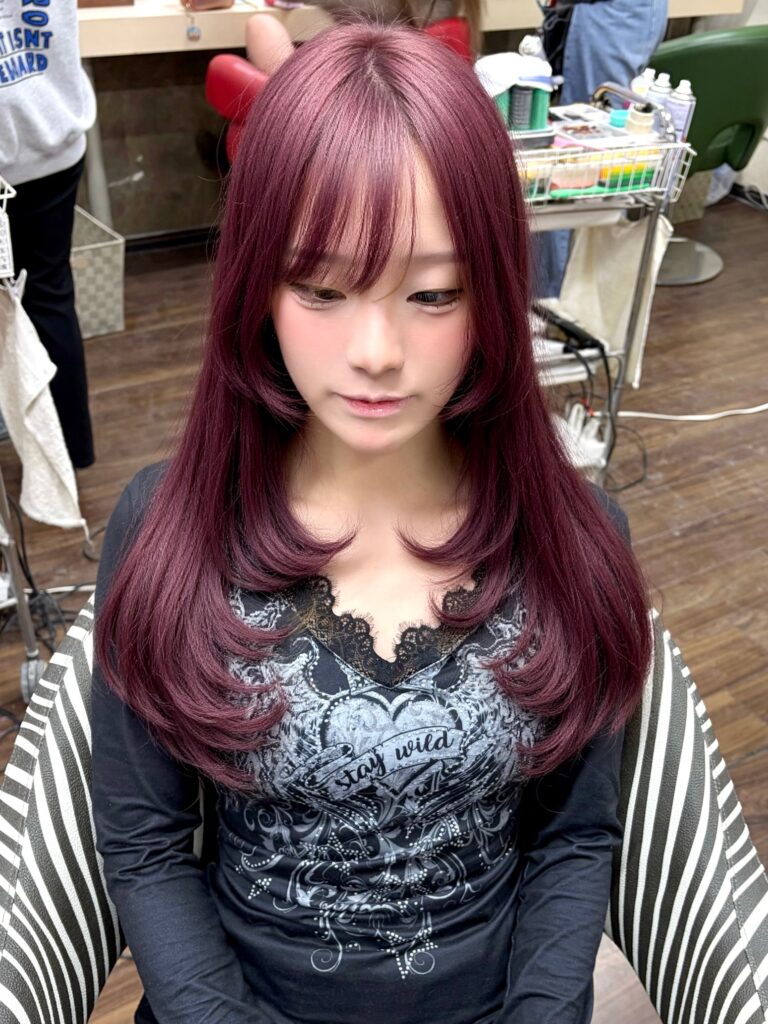 新メニュー☆レイヤーカット！をアイロンで簡単内巻き♪可愛い