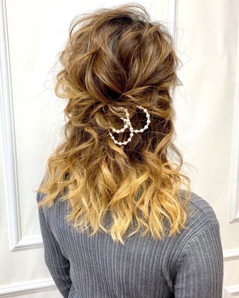 動き多めで華やかな『パーティーハーフアップ』で攻めましょ~♪