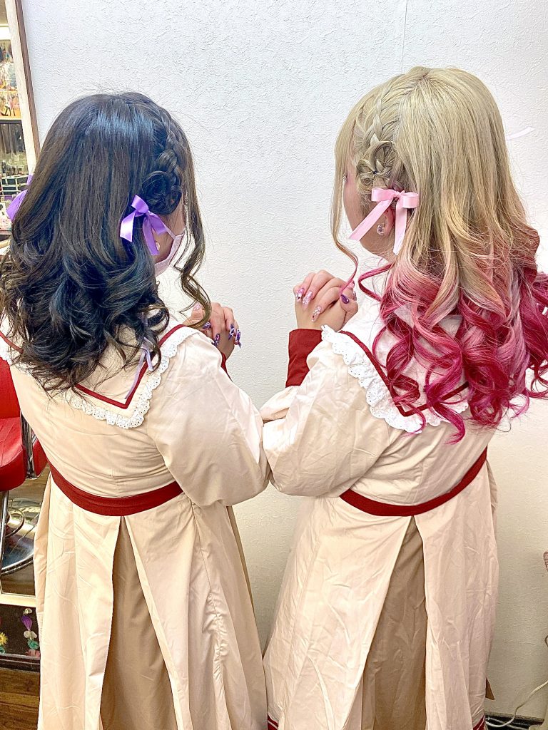 ☆お友達とお揃いで可愛い『仲良しふたごヘアセット』