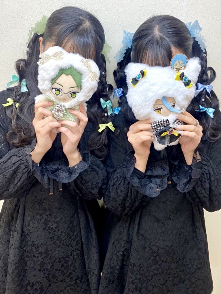 推し活に最適♪『編み込みハート入りツインテール(*´▽`*)』