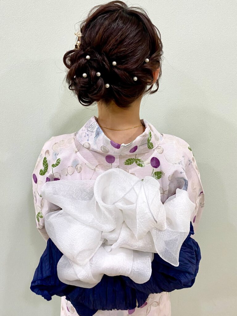 『浴衣着付け＋ヘアセット』※レンタルではありません