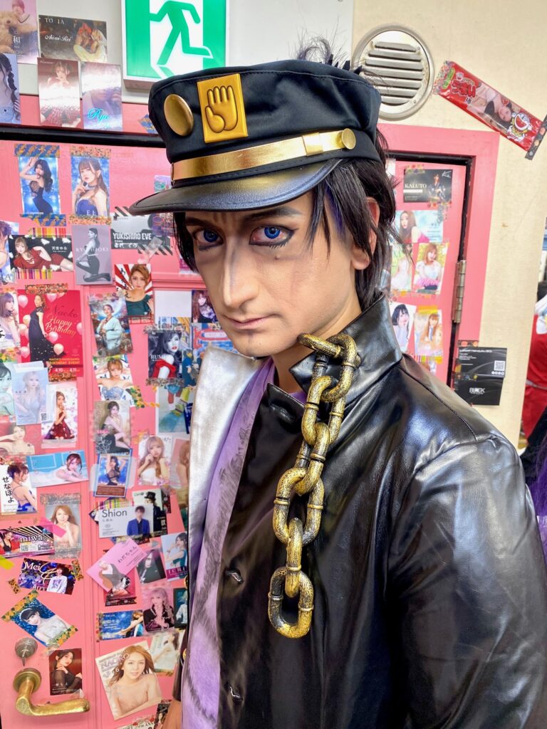 【新宿】『ハロウィンリアルジョジョ承太郎フルメイク＋ヘアセット』追加料金有り
