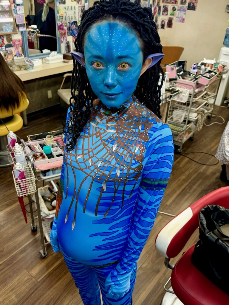 【新宿】『アバターハロウィンメイク♪＋セット』本気のお客様最高です！