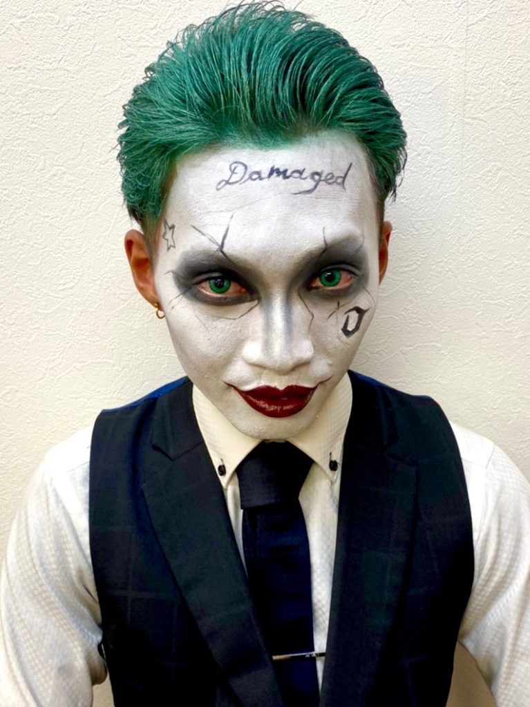 ハロウィン♪人気のジョーカーメイク!ガイコツメイク&怖い系メイク♪