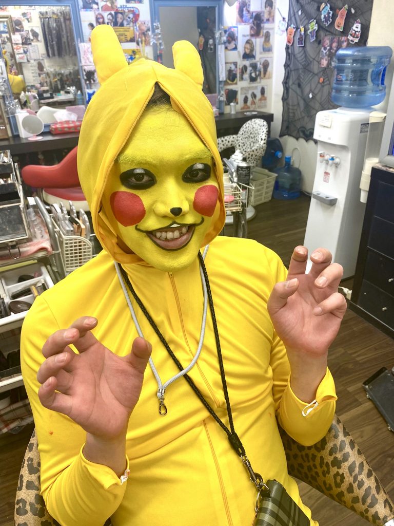 ピカチュウ コスプレ ハロウィン DJピカチュウ コスプレ 子供用 90
