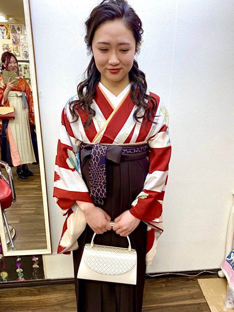 『可愛く袴着付け+ヘアセット』で、他の人と差をっ♪