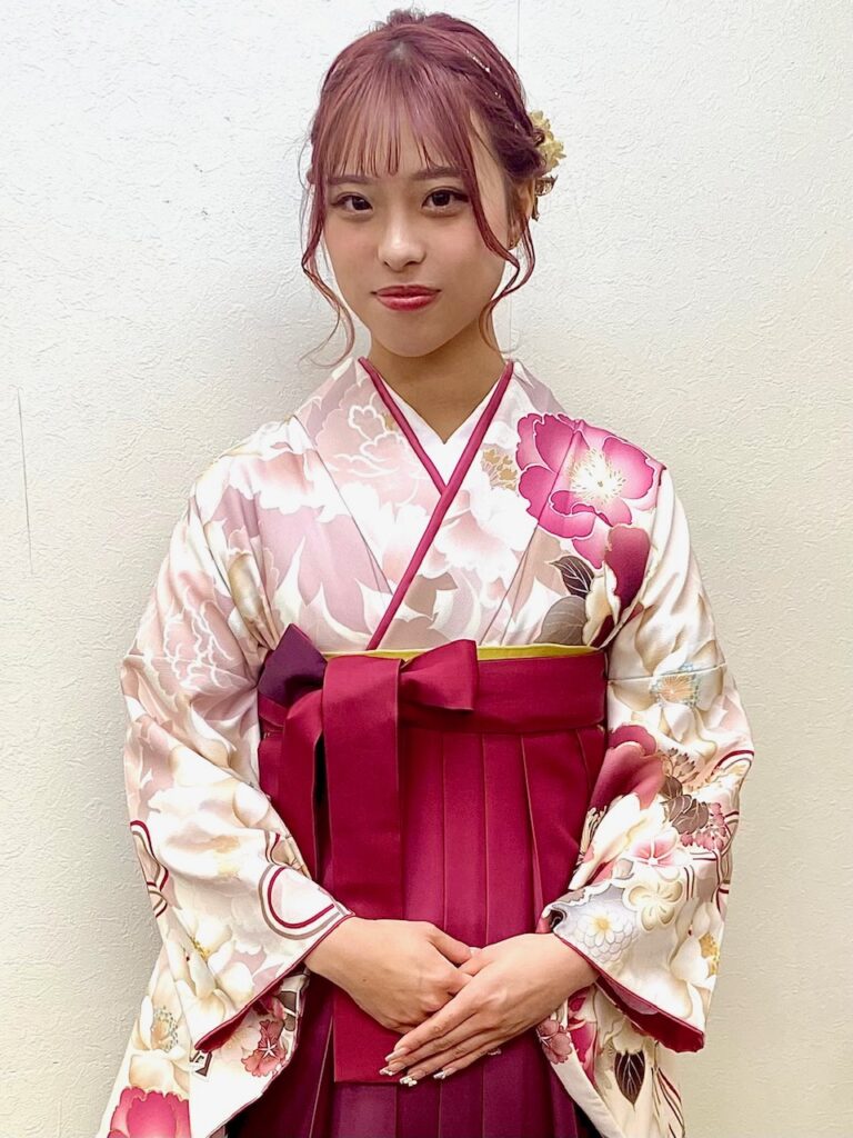 正統派♪卒業式『袴着付け＋清楚ヘアセット』( *´艸｀)可愛い♪