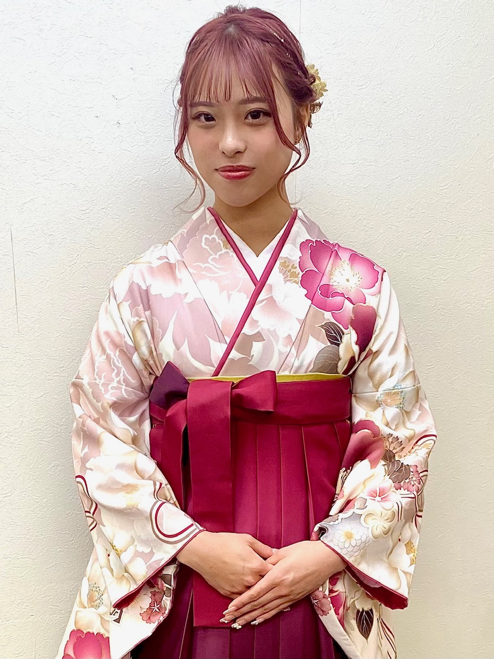 正統派♪卒業式『袴着付け＋清楚ヘアセット』( *´艸｀)可愛い♪