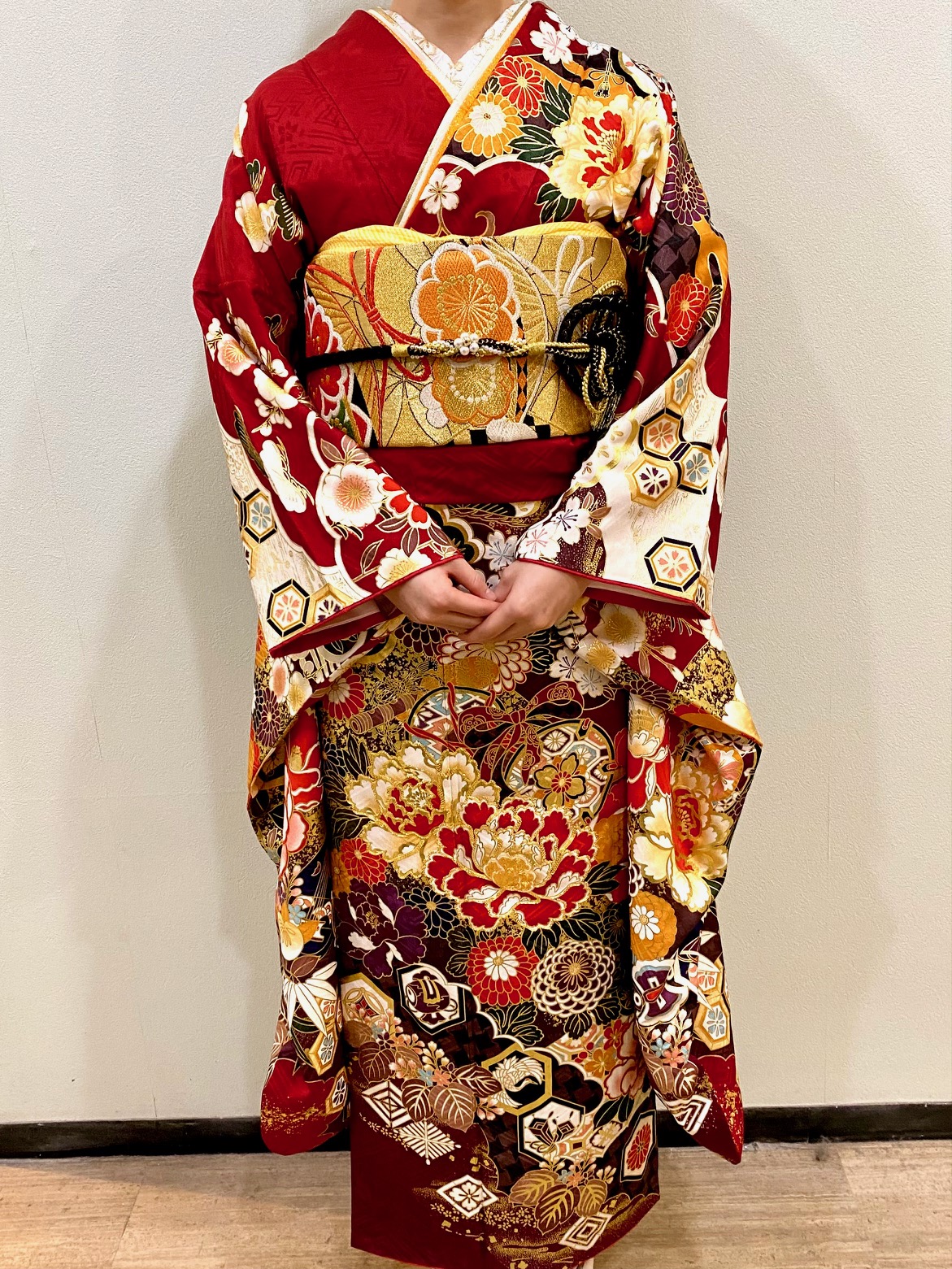 二十歳の集い♪成人式『振袖着付け＋ヘアセット』思い出写真を♪