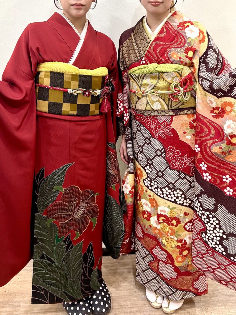 成人式♪『お友達と一緒に振袖着付け＋ヘアセット』