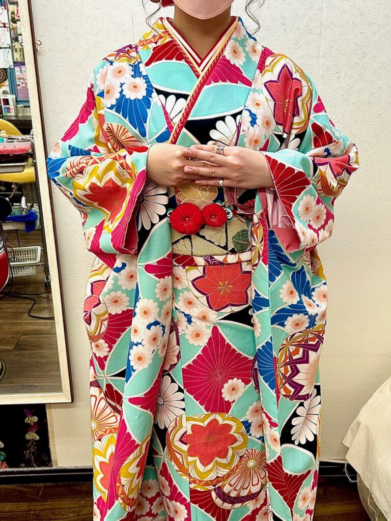 新宿♪振袖着付け＋可愛いヘアセット♪