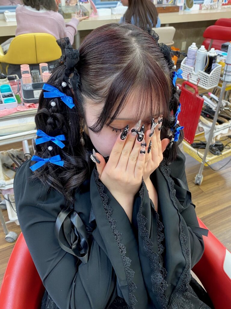 【新宿】推し活に最適！『ツインテール三つ編みハート添え♪』