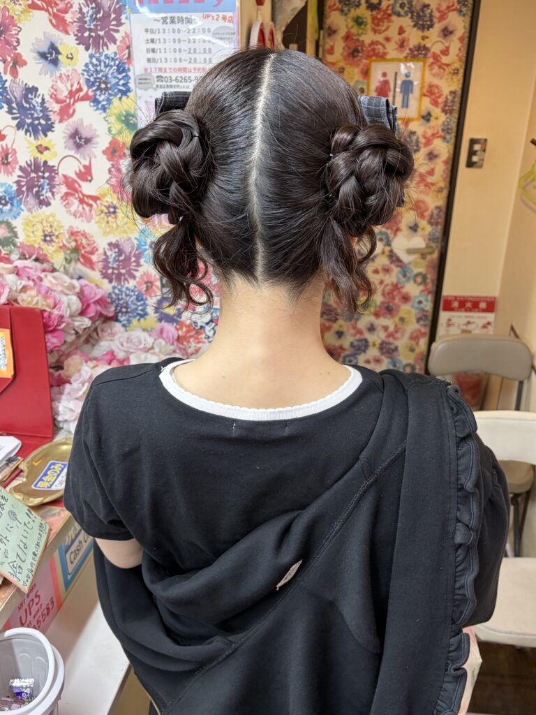 人気ヘアアレンジ『クラゲヘア♪』後れ毛が可愛い♪