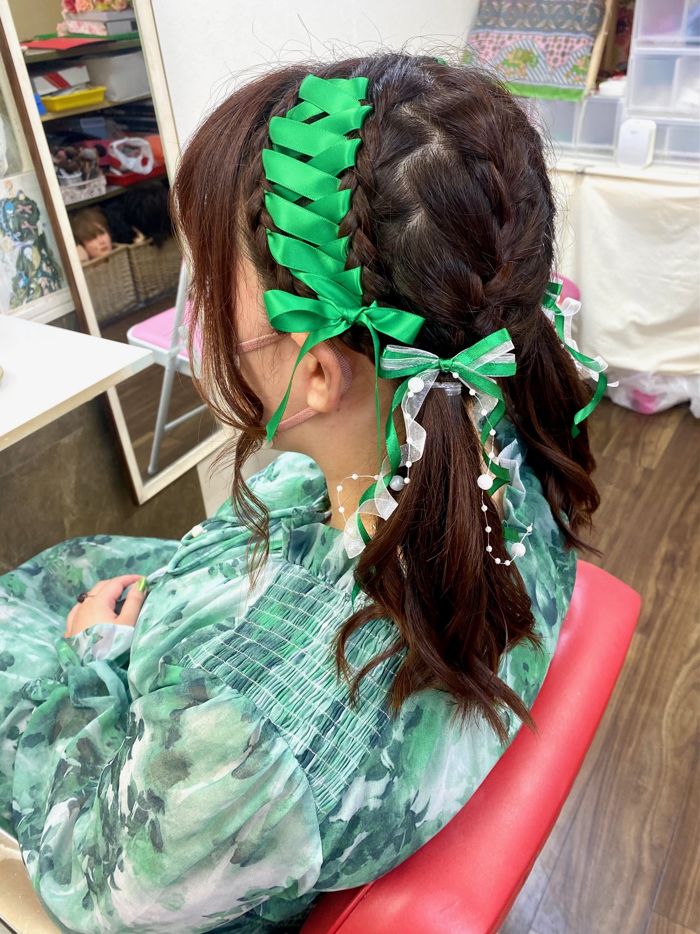 無敵スタイル(^-^)『ツインテールに両サイドレースアップ♪』