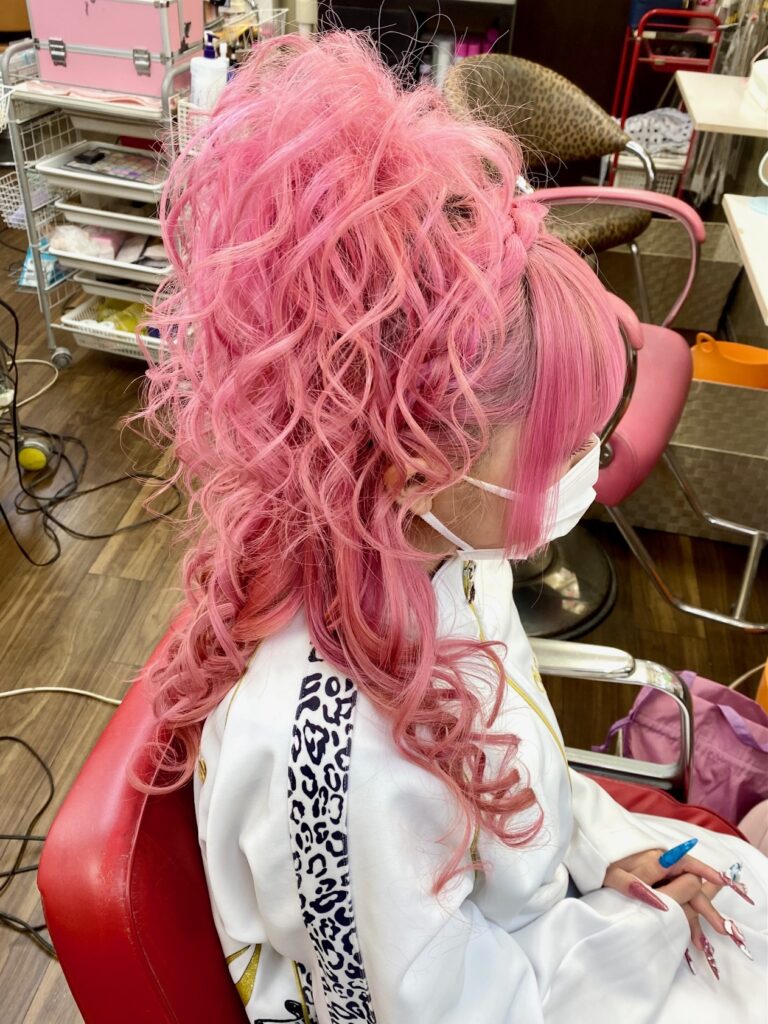 ちらし盛りのハーフアップ～(*´▽｀*)『盛り盛りちらし盛り♪』